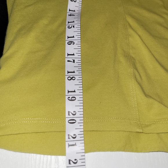 Thompson Yellow Asymmetrical Tank Top Whimsi Minimalistic - Picture 6 of 6